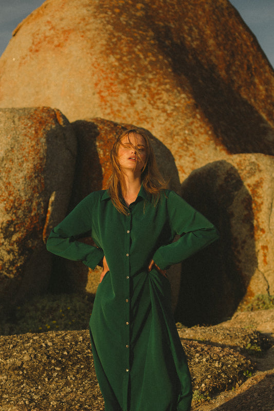 Emrald Shirt Dress